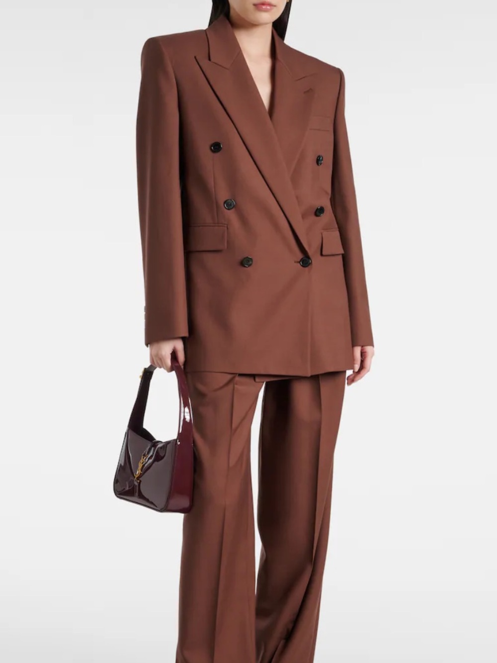 NWT Saint Laurent Wool Double Breasted Blazer Jacket